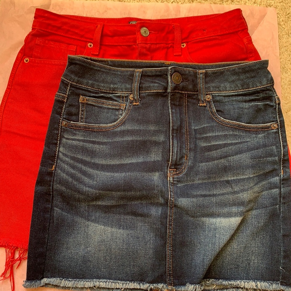 BUNDLE‼️‼️ One Abercrombie & Fitch Skirt and One American Eagle Skirt Size 6